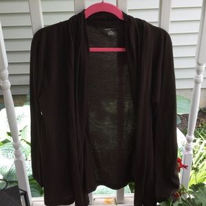 Brown flowy cardigan