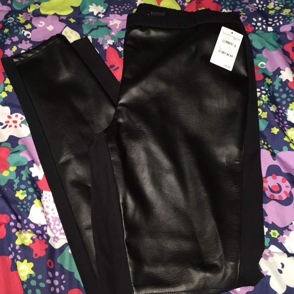 Trouvé black leather pants