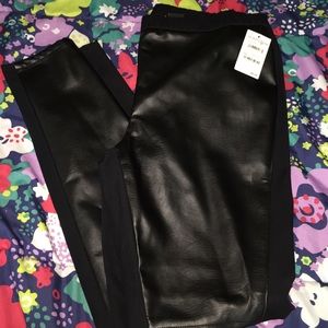 Trouvé black leather pants