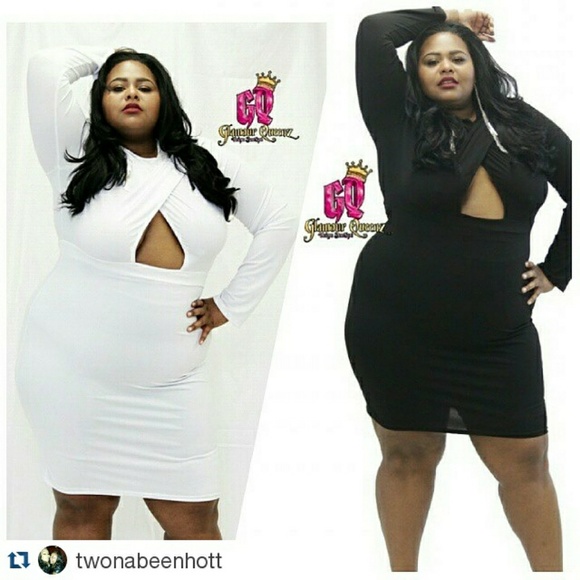 Peek a boo body con dress