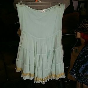 Aqua 100% Silk women skirt