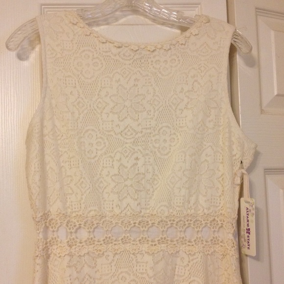 NWT altar'd state lace cream dress