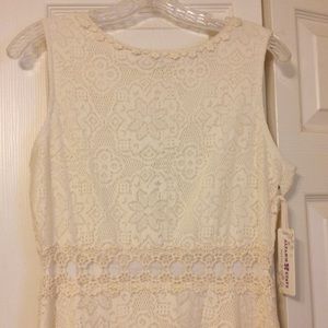 NWT altar'd state lace cream dress