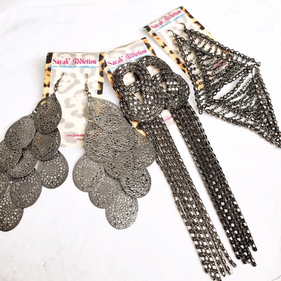 Oversized Gunmetal Jewelry