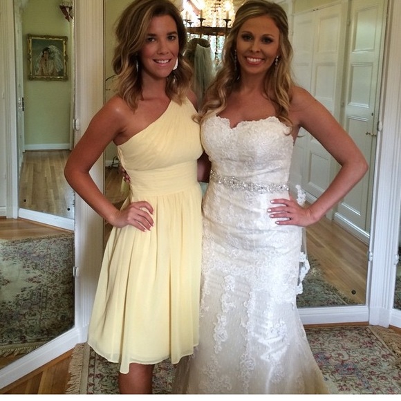 Yellow Bridesmaid dress. Wore once!