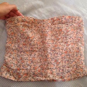 Urban Outfitters floral bustier Xsmall
