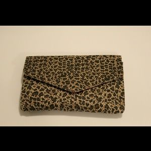 Leopard Print Clutch