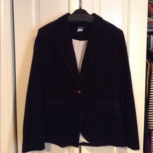 J Crew Black Corduroy Jacket