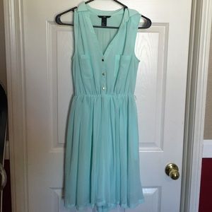 Baby blue dress