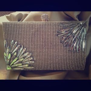 New Gold rhinestone clutch
