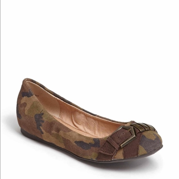 Me Too Camo Suede Ballet Flat 7