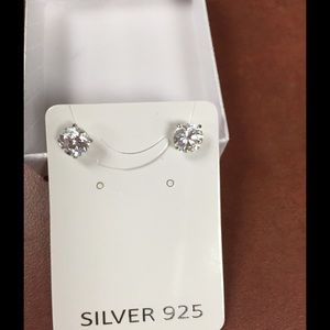 CZ EARRINGS NEW Sterling Silver