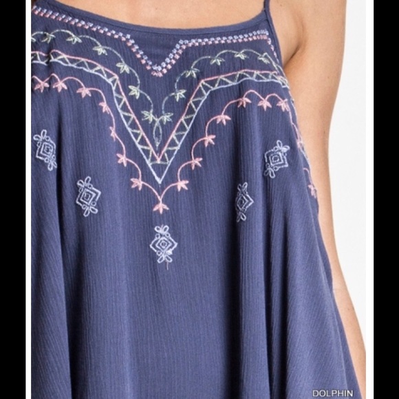 🚛SALE🚛Embroidered Tank Dress - Picture 3 of 4
