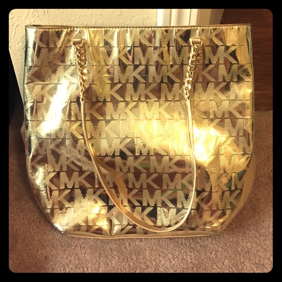 Michael Kors Gold Purse
