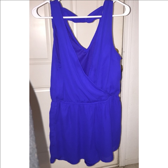 Royal blue Jumper /romper