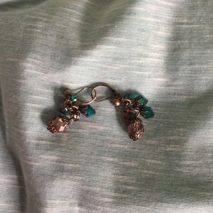 Copper color and jade color crystal