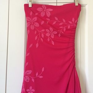 Red homecoming dress