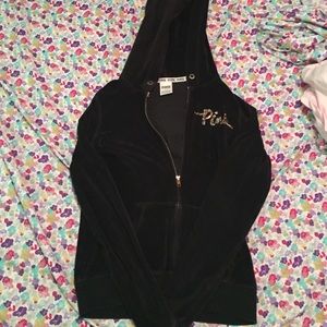 PINK zip up hoodie