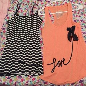 Summer tank top layered
