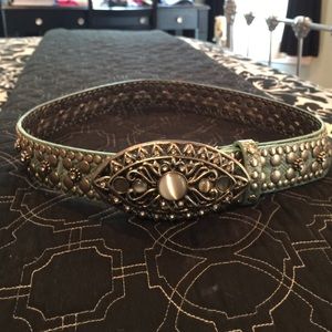 Snake skin belt