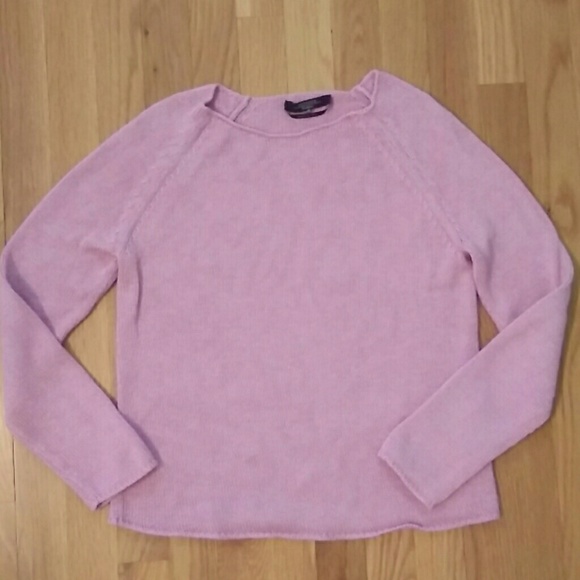 Weekend MaxMara knit spring sweater in light pink