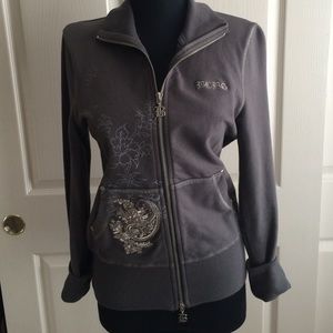 BCBG zip up jacket