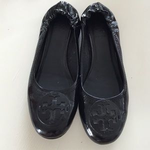 Patent leather Tory burch flats