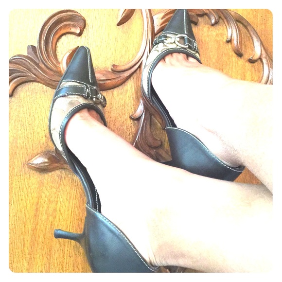 Coach kitten heels