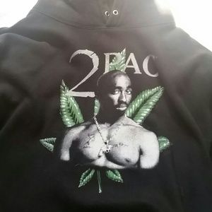 Tupac weed hoodie