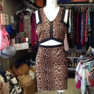 Foreign exchange leopard dress