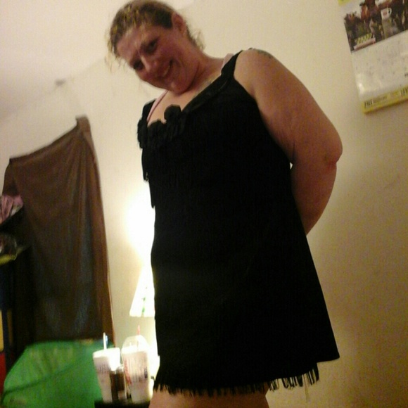 Awesome black Roaring 20s/30s style Flapper dress.