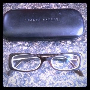Ralph Lauren eye glass frames.