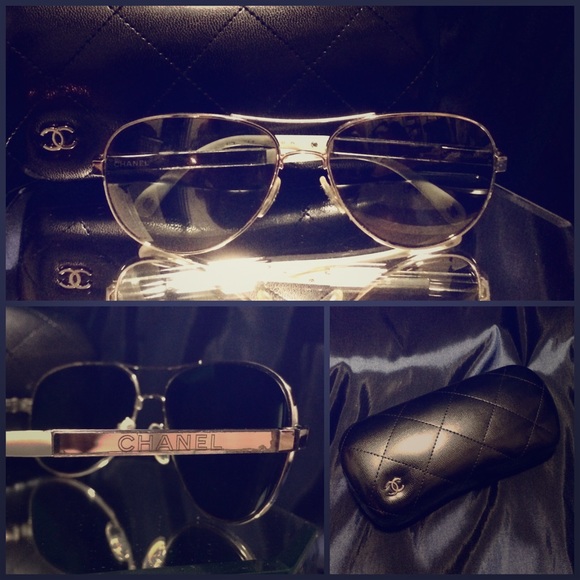 *SOLD* CHANEL "COLLECTION MIROIR" SUNGLASSES