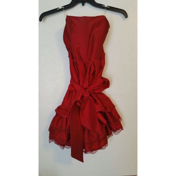 Formal red dress