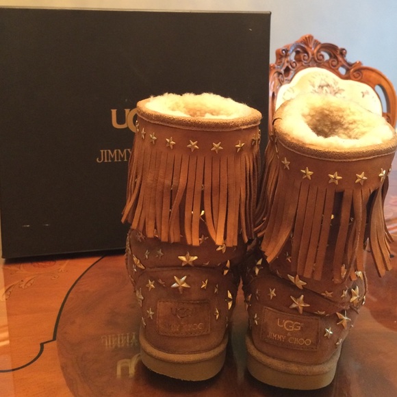 NEW LISTING. JIMMY CHOO LIMITED EDITION UGGS - Picture 3 of 4