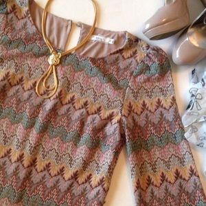 🎉HOST PICK🎉 Multicolored Pattern Shift Dress