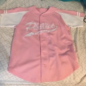 Pink Phillies jersey size