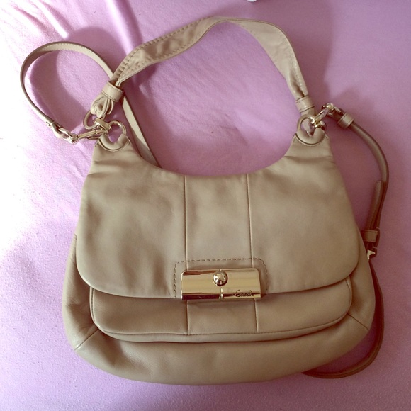 Taupe Coach Crossbody