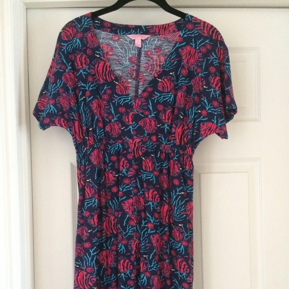 Lilly Pulitzer tropical fish coverup
