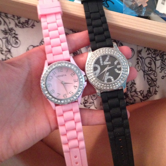 two plastic watches