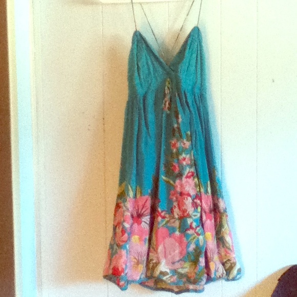 Blue floral energie dress - Picture 1 of 4