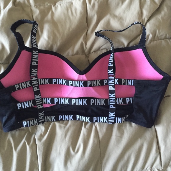 Pink Victoria S Secret Intimates Sleepwear Pink Logo Cage Back