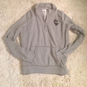 ❗️HOLD❗️VS PINK 1/4 zip sweatshirt