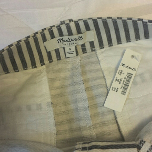 NWT MADEWELL STRIPED POCKET SKIRT - Picture 3 of 4