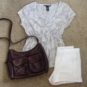 H&M cotton dress top