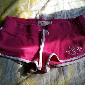 Pink Hollister booty shorts