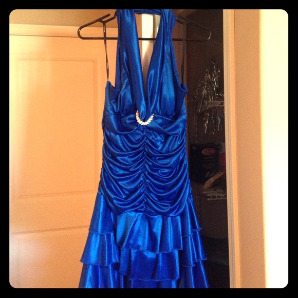 Blue dress