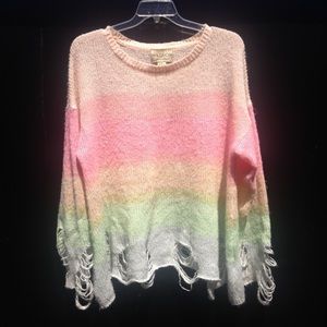✨ WILDFOX white label pastel ombré sweater ✨