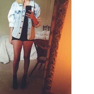 Vintage stone wash denim jacket