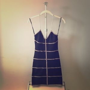 Fitted spandex Bebe dress